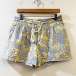 Free People  Island Tropical Drawstring Shorts in Mango Combo Size 6 Photo 2