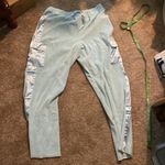 Y2K Baby blue tracksuit satin Terrycloth Size XL Photo 6