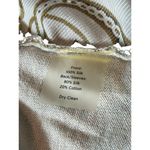 Talbots 2x Pale Yellow Beige Pattern Silk Blend Short Sleeve Soft Cardigan Photo 7