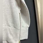 Varley NWT  Priya Longline Cowl Neck Sweatshirt Ivory Marl S Photo 4