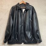 Automet Womens Black Faux Leather Bomber Bikercore Jacket Large NWT Photo 6