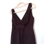 Y2K Womens Babydoll Dress‎ Size 8 Brown Midi Formal 90s Whimsigoth Forest Fairy Photo 5