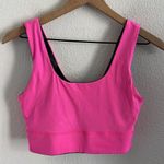 Fabletics Camo Green and Hot Pink Reversible Sports Bra Small Photo 3