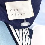 Anthropologie Dee Elly Striped Flare Bell Sleeve Knot Tie Crop Top Shirt Striped V-Neck Photo 7