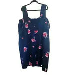 Beyond by Ashley Graham Women Blue Casual Dress Women's Plus Size 22 Photo 2