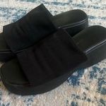 Steve Madden  black platform sandals Photo 0