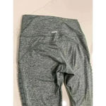 Aerie Leggings Women's Large Green Ruched Mesh Pull On Stretch Chill Play Move Photo 5