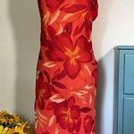 Studio Red and Orange Strapless Sheath Dress Size undefined Photo 0