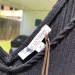 Black Maxi Ribbed Summer dress with Slits & Ring detail M Size M Photo 4