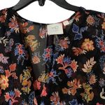 HD in Paris Anthropologie Varina Dress Black Floral Maxi Sheer Dress Size 0 Photo 4