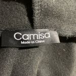 Black Faux Fur Trimmed Jacket Size L Photo 11