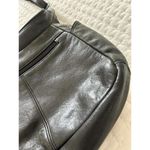 wilson's leather Vintage Wilson’s Genuine Leather Shoulder Bag Black Purse Photo 9