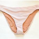 J.Crew High Leg Ribbed Bikini Swim Bottom Light Pink Size XL NEW Photo 0