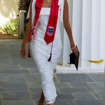 Petal and Pup  Midi Dress White Photo 0