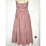 By Together  NWT Myley Tube Dress Strapless Maxi Cotton Linen Blend M Photo 1