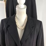 Sag Harbor  Women Skirt Suit Lined Black & Pink Long Sleeve 2 Pocket 4 Button S 4 Photo 2