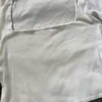 ZARA  White Long Sleeve Top Ribbed Photo 1