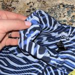 Sweaty Betty  Power womens leggings 7/8 length navy Light Blue Striped Size 6 US Photo 5