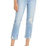 MOTHER Superior The Tomcat Denim Jeans Ripped Distressed The Confession Blue 28 Photo 2