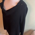 Vineyard Vines black Wool Cashmere blend Knit Wrap Cardigan Sweater, size medium Photo 12