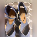 Castaner Blue Denim Espadrille Wedge Shoes made in Spain summer business casual Size 7 Photo 14