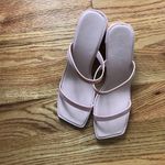 Jeffrey Campbell  Pale Pink Heeled Jelly Sandals Photo 5