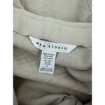 Max Studio  Women's Cream linen Pants Size Small Photo 2