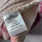 ODDY NWOT Cream and Pink Animal Print Sweater Size 1XL/2XL Photo 8