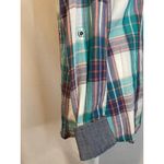 Natural Reflections Cabincore M Plaid Button Down Shirt Womens Cotton Gorpcore  Photo 8