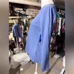 Columbia solid blue long sleeve round neck sweatshirt fleece active top NWT Photo 1