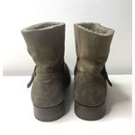 NDC Made By Hand Brown Suede Distressed Buckle Lined Ankle Boots Boho Grunge 40 Size 9 Photo 3