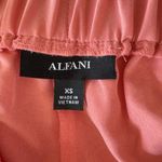 Alfani X-Small Straight Ankle Pants Elastic Waist Pockets Lightweight Coral New Photo 3