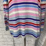 Talbots women M pullover scoopneck Longsleeve stripe sweater Photo 1