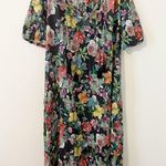 Johnny Was  Zahava Tie Neck Midi Dress Floral Tassel Size Small S NWT Photo 1
