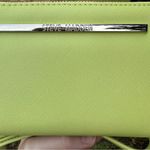 Steve Madden Bright Yellow Green Women's Zipper Wallet Wristlet Photo 3