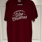 Tipsy Elves  Red Wine Christmas Tee Photo 0