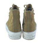 Converse Chuck Taylor All Star Lift Beige Suede High Top Platform Sneakers Sz 6 Photo 2