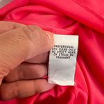 Cache hot pink satin crystal embellished cross back mermaid ballgown size 4 Photo 7