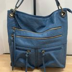Bueno  Faux Leather Crossbody Bag - Blue Photo 1