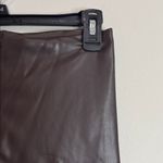 Joie  Espresso Pull On Hi-Rise Stretch Fit Faux Leather Leggings Pants size M Photo 6