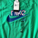 Nike  Plus 2X Sportswear Club Fleece Graphic Sweatshirt Crewneck Green Photo 1