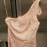 Reiss 💕💕 Mena One-Shoulder Crochet Lace Dress ~ Nude US 6 NWT Photo 6