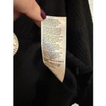 Free People  Billie smocked ruffled cropped sweater blouse M Photo 9