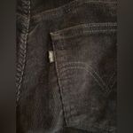 Levi's LEVI’S Flare Ribcage Bell Jeans Black Dark  24W-32  Cordur NWT Photo 3