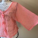 Simply Noelle NWT Noelle ‘Key Largo’ mesh overlay top one size Photo 2