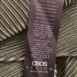 ASOS  Women's Plisse Wrap Midi Dress Collared with Blouson sleeves Green Size 10 Photo 6