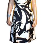 Ann Taylor Black White Strapless Dress 6 Photo 0