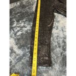 a.n.a . Black Gold Metallic Long Sleeve Tunic Top Size XL Photo 4