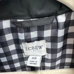 J.Crew Puffer Vest Snap Pockets Black Gingham Classic Lightweight Womens XS NWT Photo 10