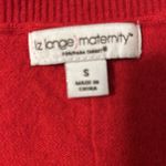 Liz Lange Maternity red sweater Photo 5